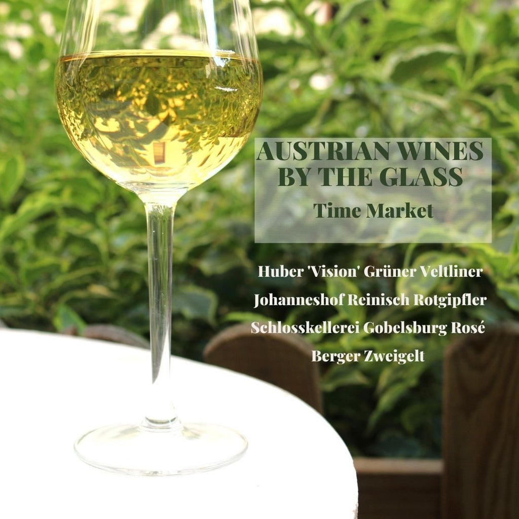 Austrian Wines by the Glass at Time Market